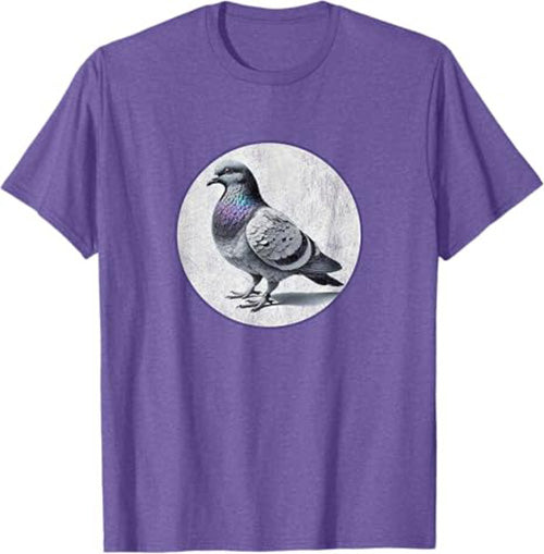 Carrier Pigeon T-Shirt Retro Design by Bird.fan