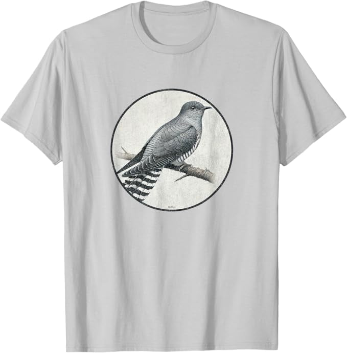 Common Cuckoo T-Shirt Retro Design by Bird.fan | Men's Birding Graphic Tee