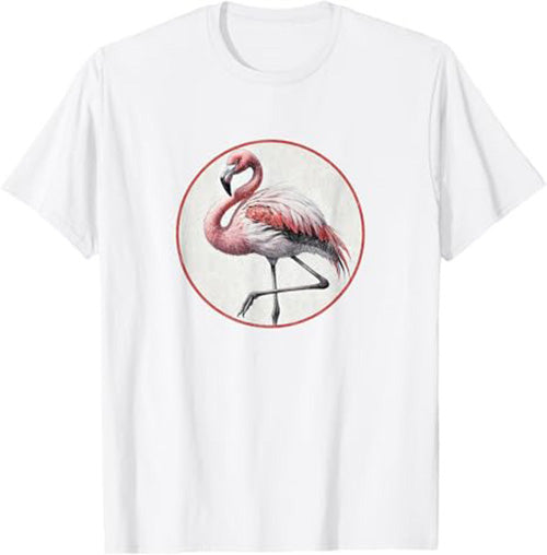 Flamingo T-Shirt Retro Design by Bird.fan