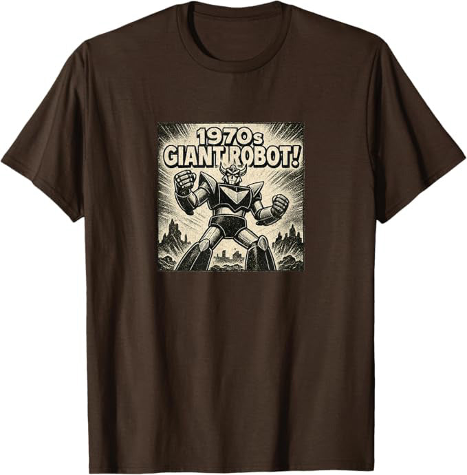 1970s Giant Robot Retro Mecha Anime Design T-Shirt | ComicBook.beer Graphic Tee