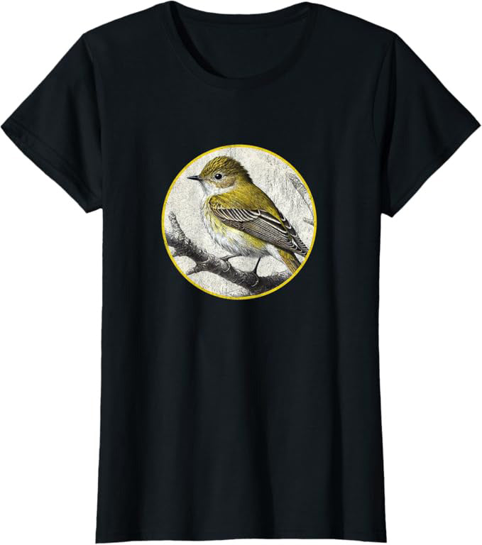 Acadian Flycatcher Women's Graphic Tee by Bird.fan