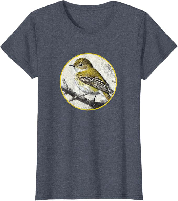 Acadian Flycatcher Women's Graphic Tee by Bird.fan