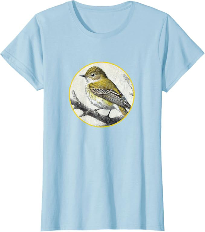Acadian Flycatcher Women's Graphic Tee by Bird.fan