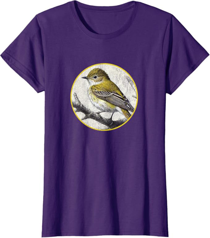 Acadian Flycatcher Women's Graphic Tee by Bird.fan