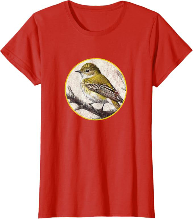Acadian Flycatcher Women's Graphic Tee by Bird.fan