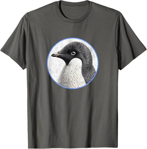 Adelie Penguin T-Shirt Retro Design by Bird.fan