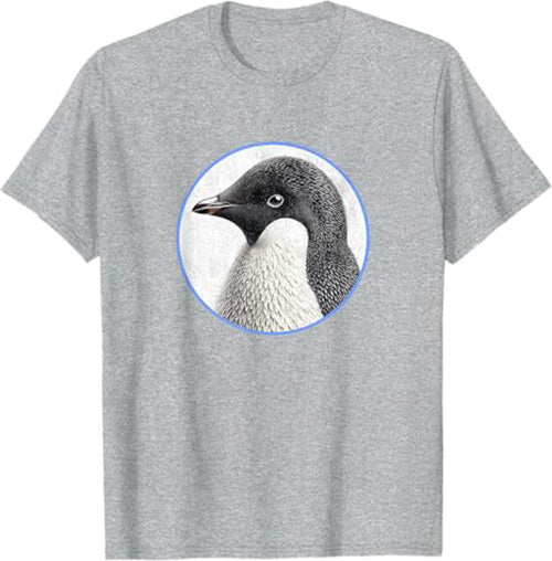 Adelie Penguin T-Shirt Retro Design by Bird.fan
