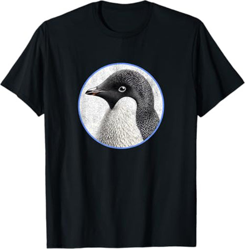 Adelie Penguin T-Shirt Retro Design by Bird.fan