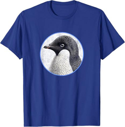 Adelie Penguin T-Shirt Retro Design by Bird.fan