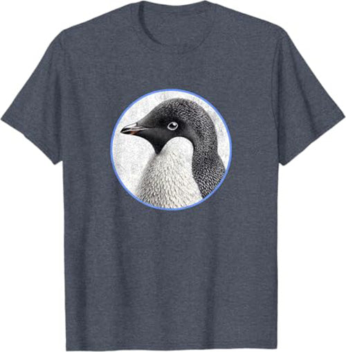 Adelie Penguin T-Shirt Retro Design by Bird.fan