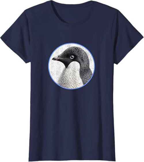 Adelie Penguin Women's Graphic Tee by Bird.fan