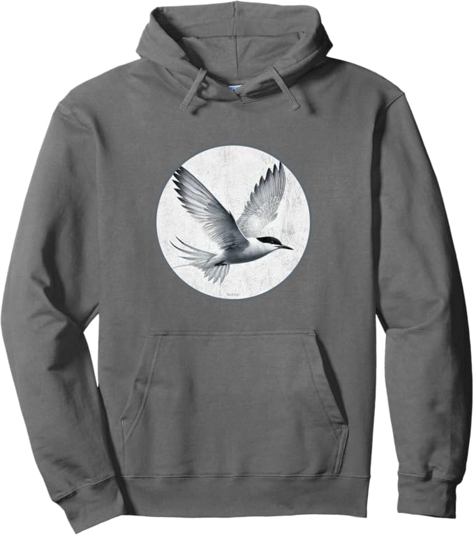 Retro Aleutian Tern Hoodie – Vintage Bird Design Sweatshirt
