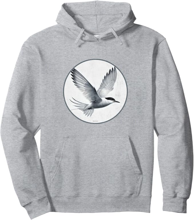 Retro Aleutian Tern Hoodie – Vintage Bird Design Sweatshirt