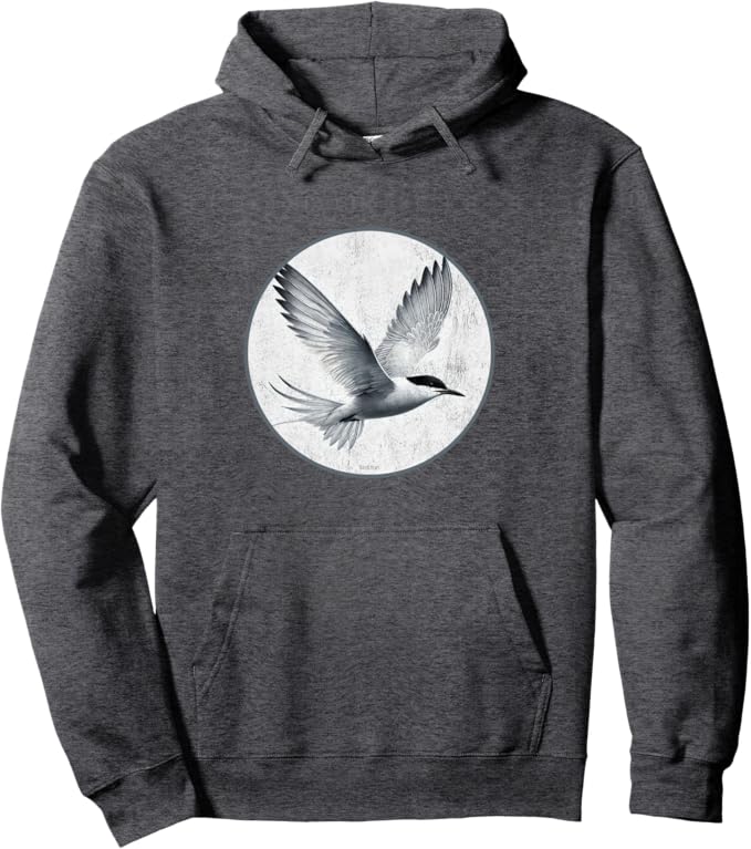 Retro Aleutian Tern Hoodie – Vintage Bird Design Sweatshirt