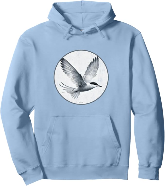 Retro Aleutian Tern Hoodie – Vintage Bird Design Sweatshirt