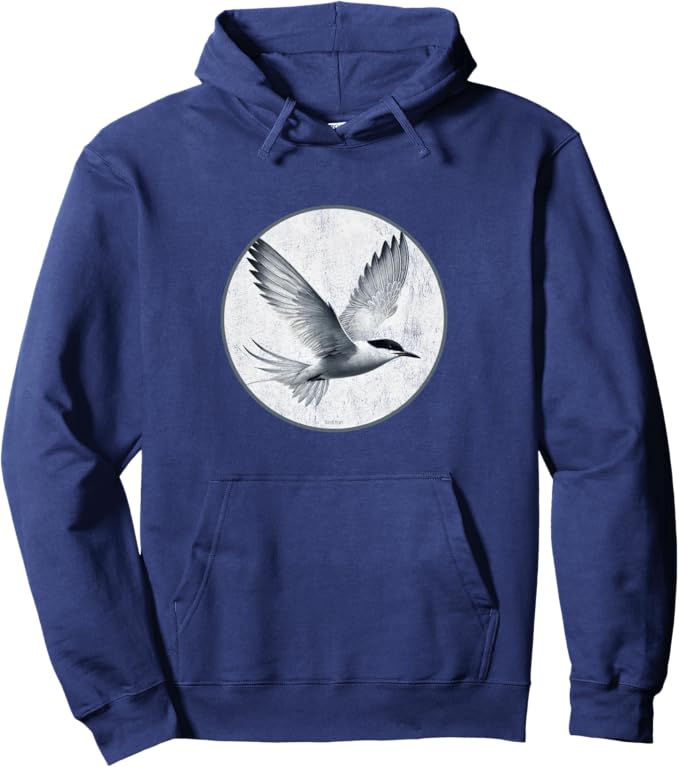 Retro Aleutian Tern Hoodie – Vintage Bird Design Sweatshirt