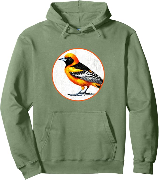Retro Altamira Oriole Hoodie – Vintage Bird Design Sweatshirt