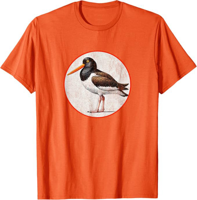 American Oystercatcher T-Shirt Retro Design by Bird.fan