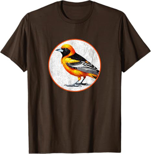 Altamira Oriole T-Shirt Retro Design by Bird.fan