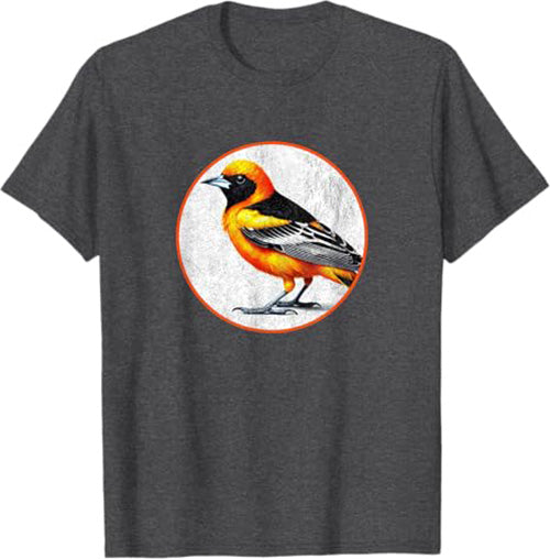 Altamira Oriole T-Shirt Retro Design by Bird.fan
