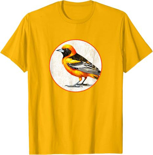 Altamira Oriole T-Shirt Retro Design by Bird.fan