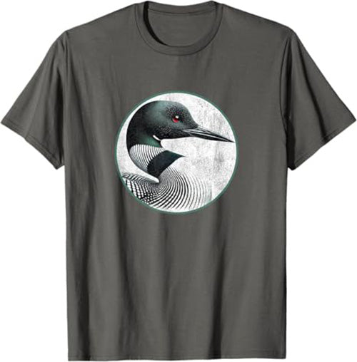 Arctic Loon T-Shirt Retro Design by Bird.fan