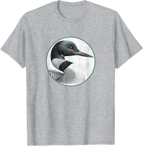 Arctic Loon T-Shirt Retro Design by Bird.fan