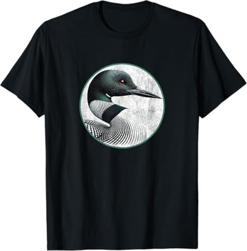 Arctic Loon T-Shirt Retro Design by Bird.fan