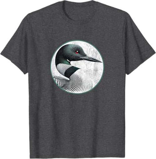 Arctic Loon T-Shirt Retro Design by Bird.fan