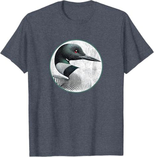 Arctic Loon T-Shirt Retro Design by Bird.fan