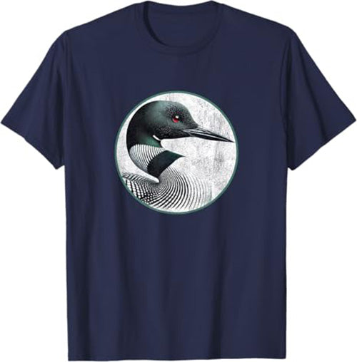 Arctic Loon T-Shirt Retro Design by Bird.fan
