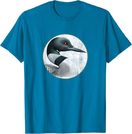 Arctic Loon T-Shirt Retro Design by Bird.fan