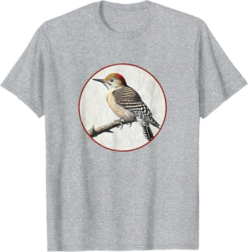 Arizona Woodpecker T-Shirt Retro Design by Bird.fan