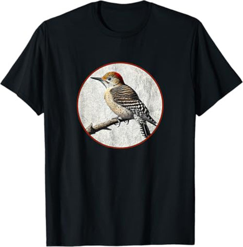 Arizona Woodpecker T-Shirt Retro Design by Bird.fan