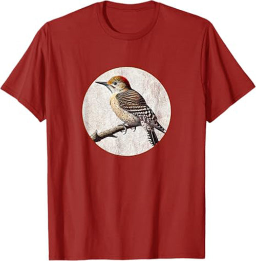 Arizona Woodpecker T-Shirt Retro Design by Bird.fan