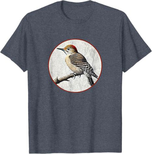 Arizona Woodpecker T-Shirt Retro Design by Bird.fan
