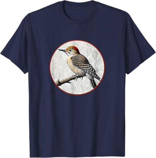 Arizona Woodpecker T-Shirt Retro Design by Bird.fan