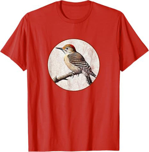Arizona Woodpecker T-Shirt Retro Design by Bird.fan