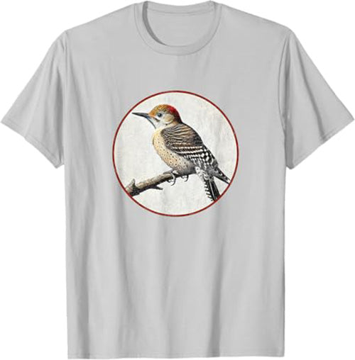 Arizona Woodpecker T-Shirt Retro Design by Bird.fan