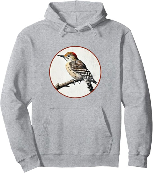 Retro Arizona Woodpecker Hoodie – Vintage Bird Design Sweatshirt