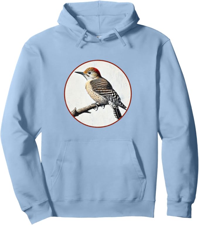 Retro Arizona Woodpecker Hoodie – Vintage Bird Design Sweatshirt