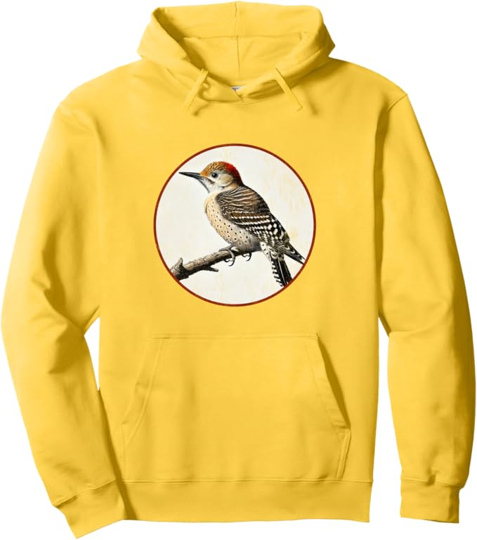 Retro Arizona Woodpecker Hoodie – Vintage Bird Design Sweatshirt