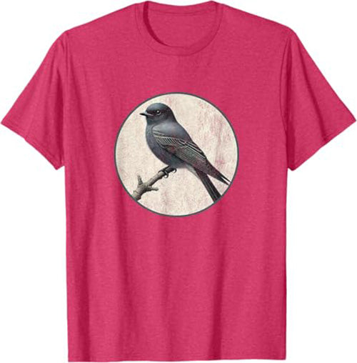 Ashy Drongo T-Shirt Retro Design by Bird.fan