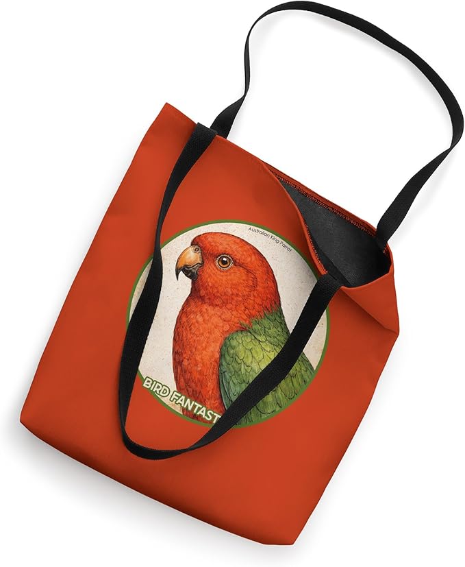 Colorful Australian King-Parrot Bird Design Tote Bag by Bird Fantastic
