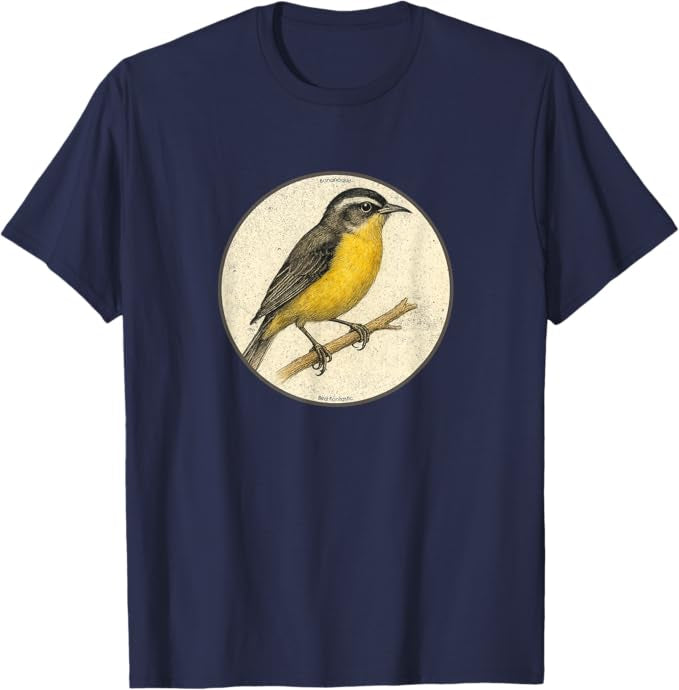 Retro Bananaquit Bird Design T-Shirt Design 10 Colors by Bird Fantastic | Birding Graphic Tee