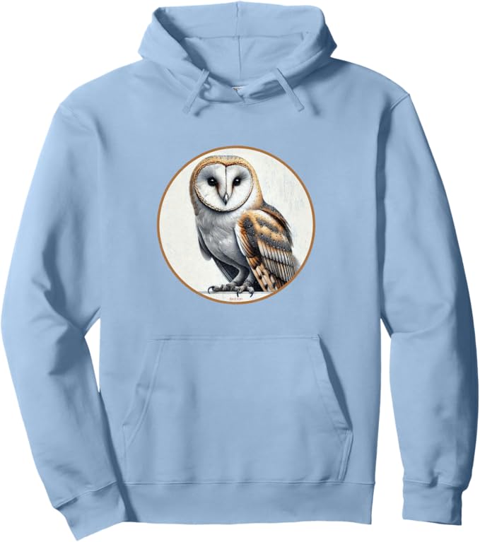 Retro Barn Owl Hoodie – Vintage Bird Design Sweatshirt