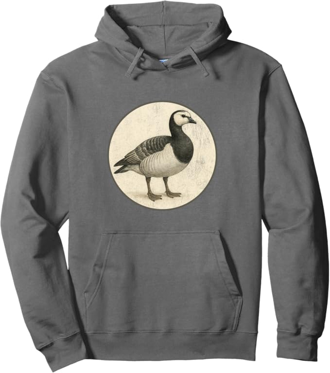 Retro Barnacle Goose Hoodie – Vintage Bird Design Sweatshirt