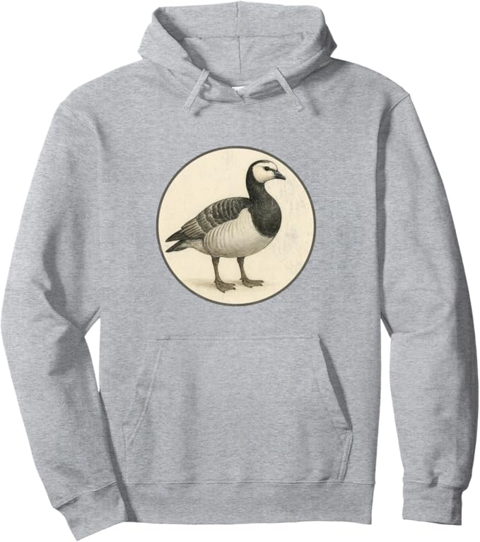 Retro Barnacle Goose Hoodie – Vintage Bird Design Sweatshirt