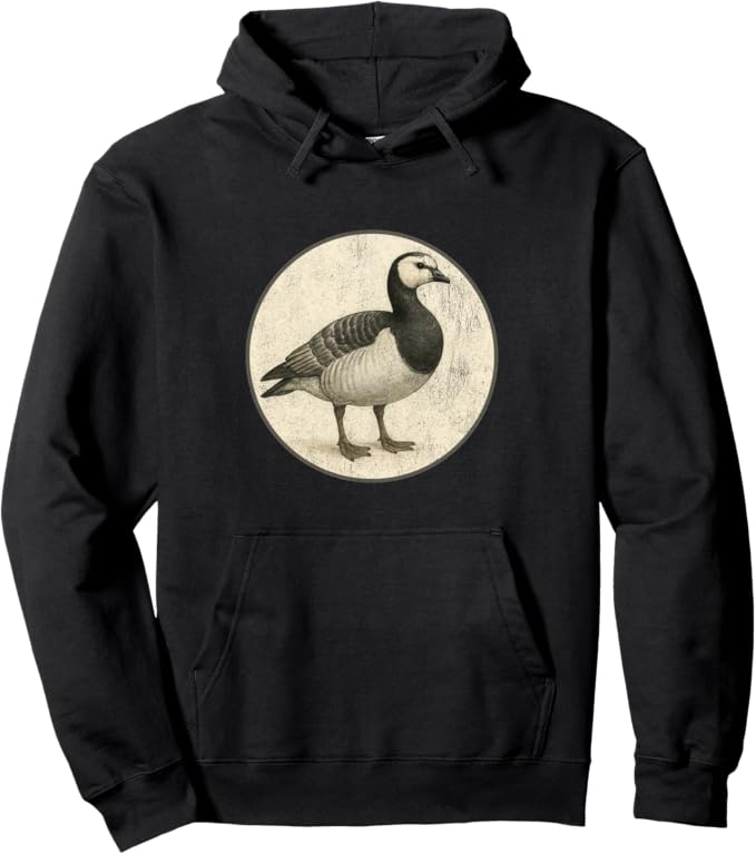 Retro Barnacle Goose Hoodie – Vintage Bird Design Sweatshirt