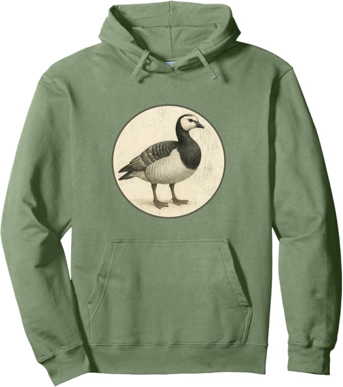 Retro Barnacle Goose Hoodie – Vintage Bird Design Sweatshirt